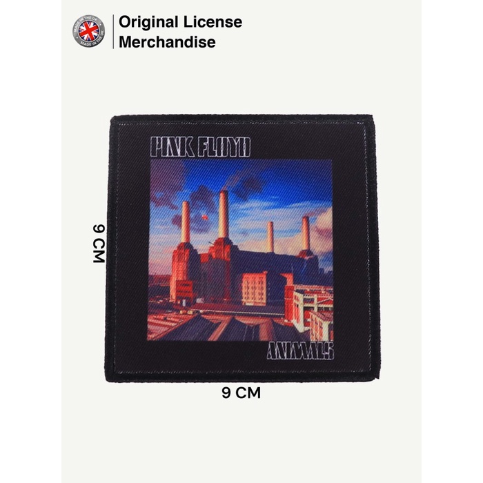 Emblem Badge Patch Logo Asli Motif Premium Import PINK FLOYD Animals