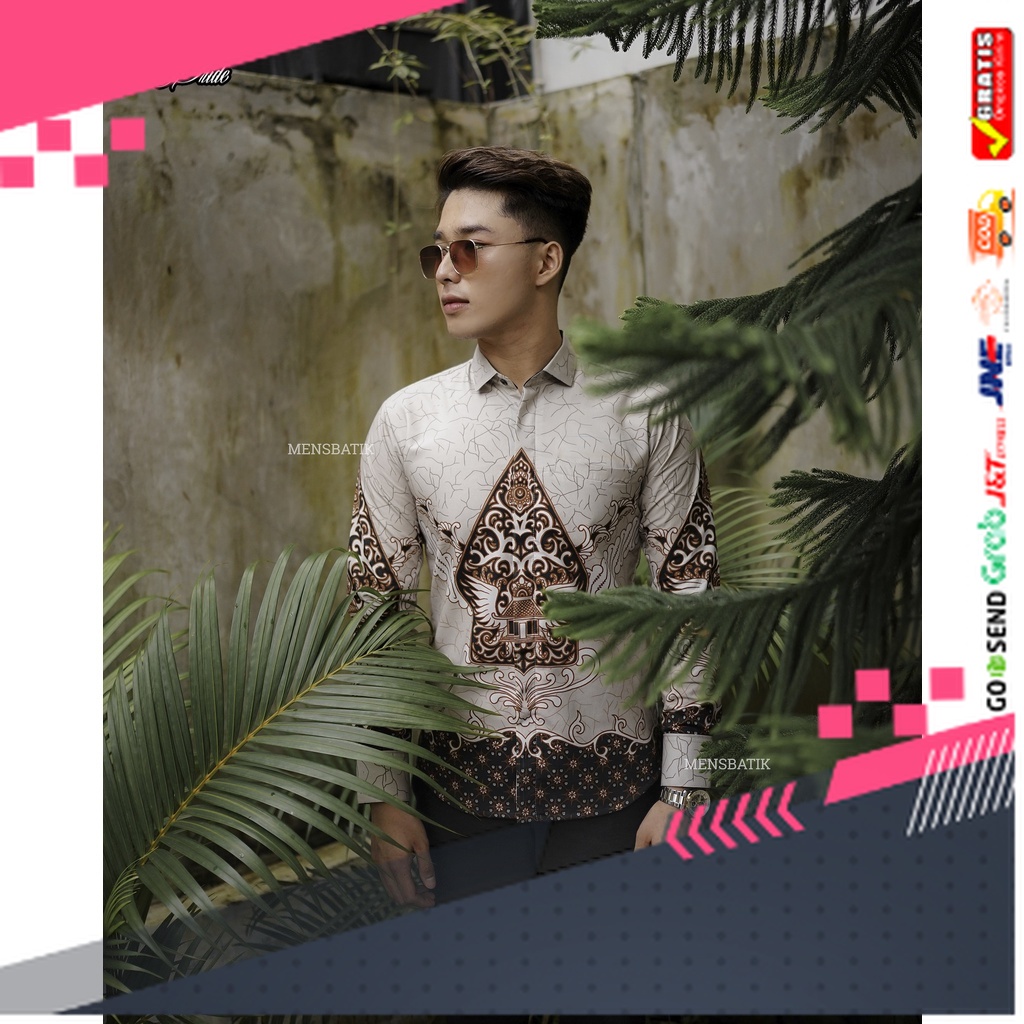 BATIK STYLE JAWA KEREN TERLARIS /MENSBATIK - batik pria - kemeja batik - batik pria lengan panjang -