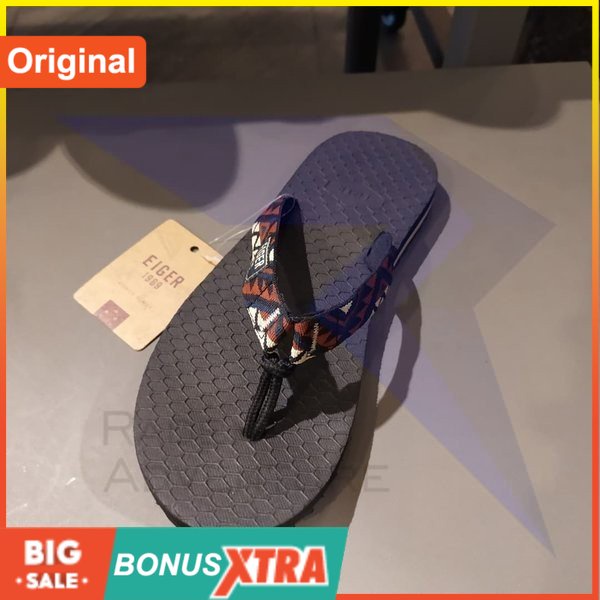 Sandal Eiger Cewek Oblivion Burgham Pinch 1.0 Sendal Hitam 91000 6498