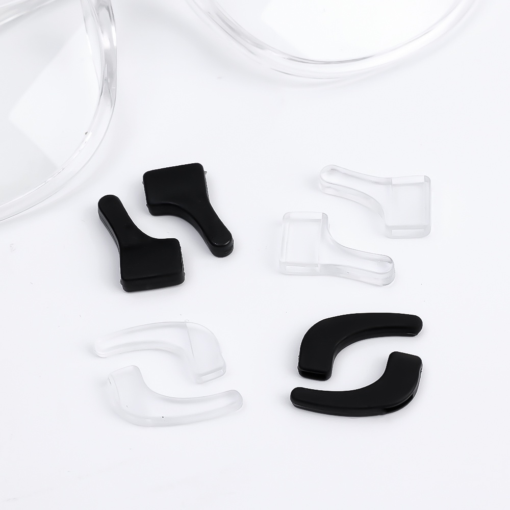 Kacamata Nyaman Anti-slip Holder Silikon Lembut Kaca Mata Ear Hook Kacamata Pegangan Telinga Olahraga Eyeglasses Temple Tips Penahan Lengan