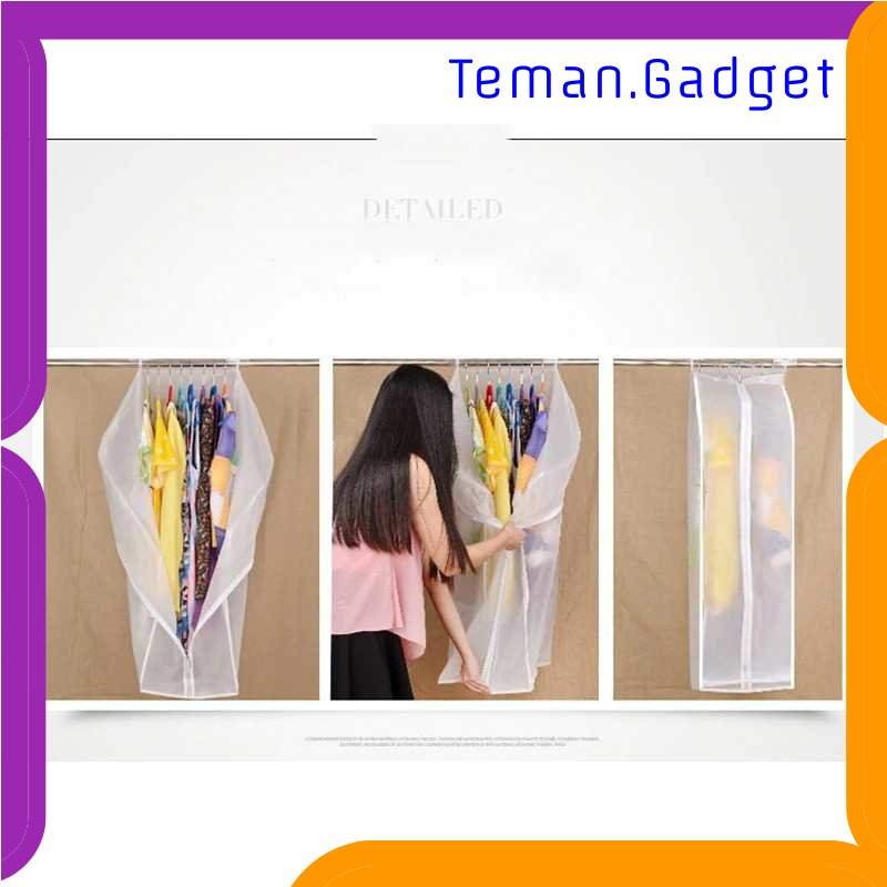 TG - KTK YIXIN PEVA Cover Pakaian Anti Debu Cloth Organizer 60x50x90cm - PE1