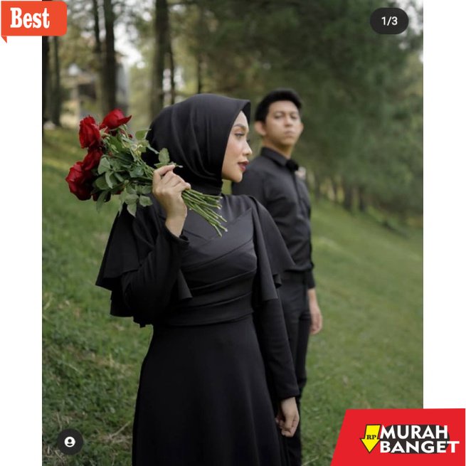 GAMIS RAMADHAN TERBARU UNTUK WANITA- Clara Maxi S M L XL Dress 70734 (KUALITAS SUPER) Gamis Rana Scu