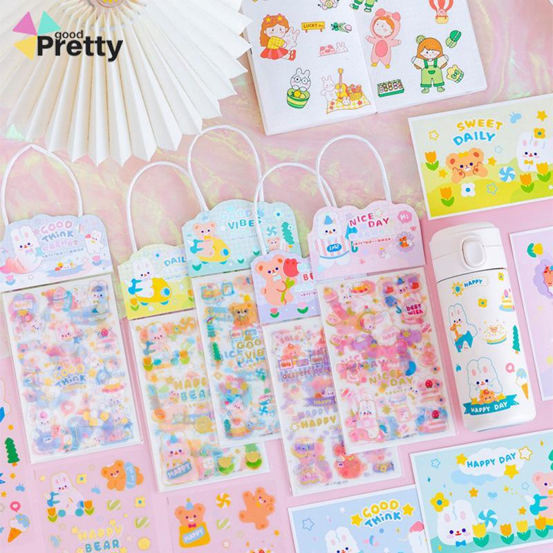 Stiker buku pegangan kartu pos tas tangan stiker mug - PD