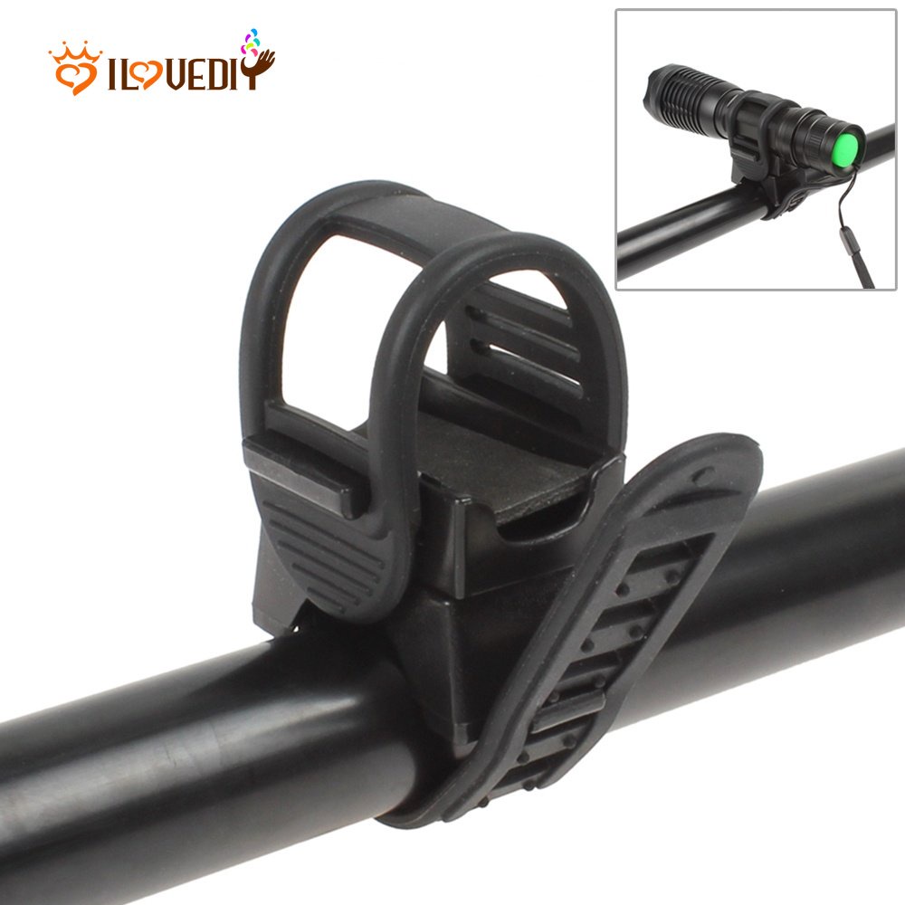 Hot Sale/Dudukan Senter Sepeda Universal Mount 360derajat Adjustable Sepeda Senter LED Klip Bracket