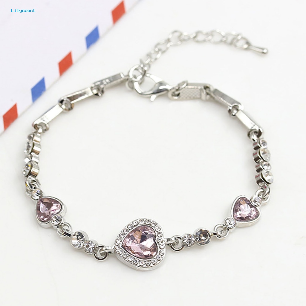 Lilyscent Hadiah Lady Bangle Untuk Club Adjustable Elegan Chain Gelang Rantai