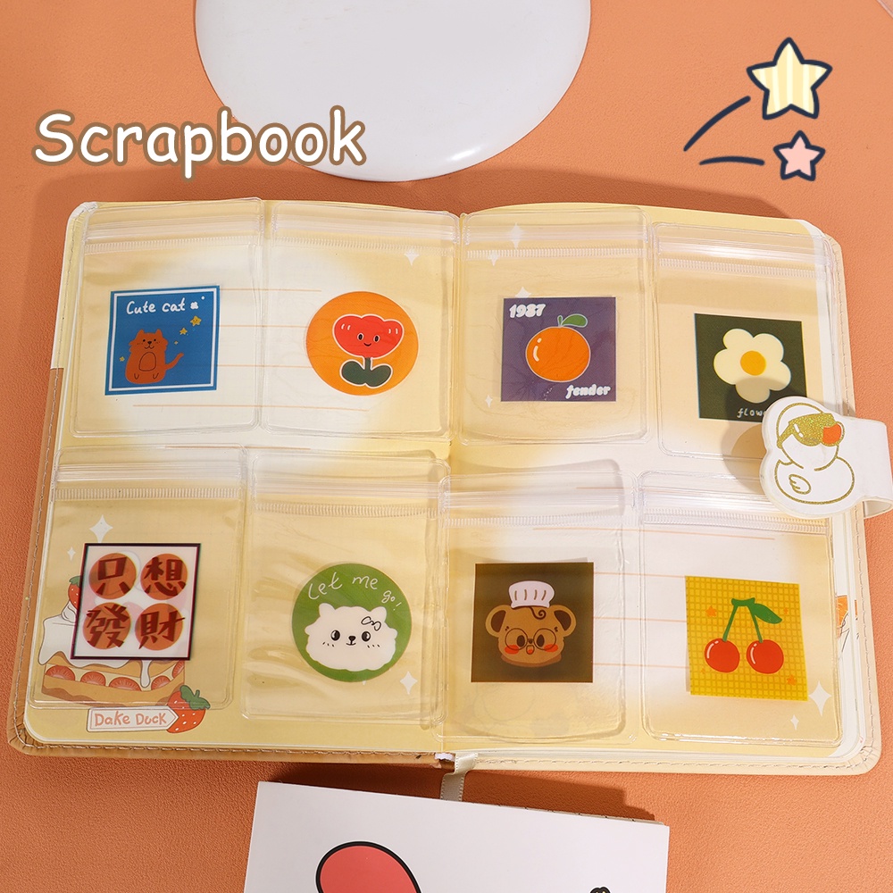 [Harga Grosir] 5 Pcs Random Korea Kartun Mini Kantong Ins Gaya Lucu Kecil Sealing Bag PVC Transparan Organizer Perhiasan Anting Kalung Gelang Anti-Oksidasi Holder