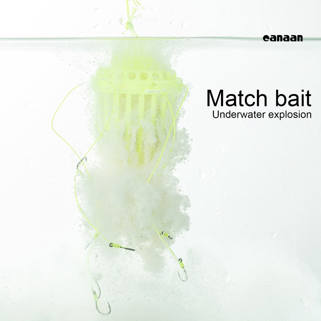 Cnn-kurung Umpan Mancing Dengan 7kait Fluorescence Fishing Lure Cage Trap Carp Spherical Explosion Hooks Tackle