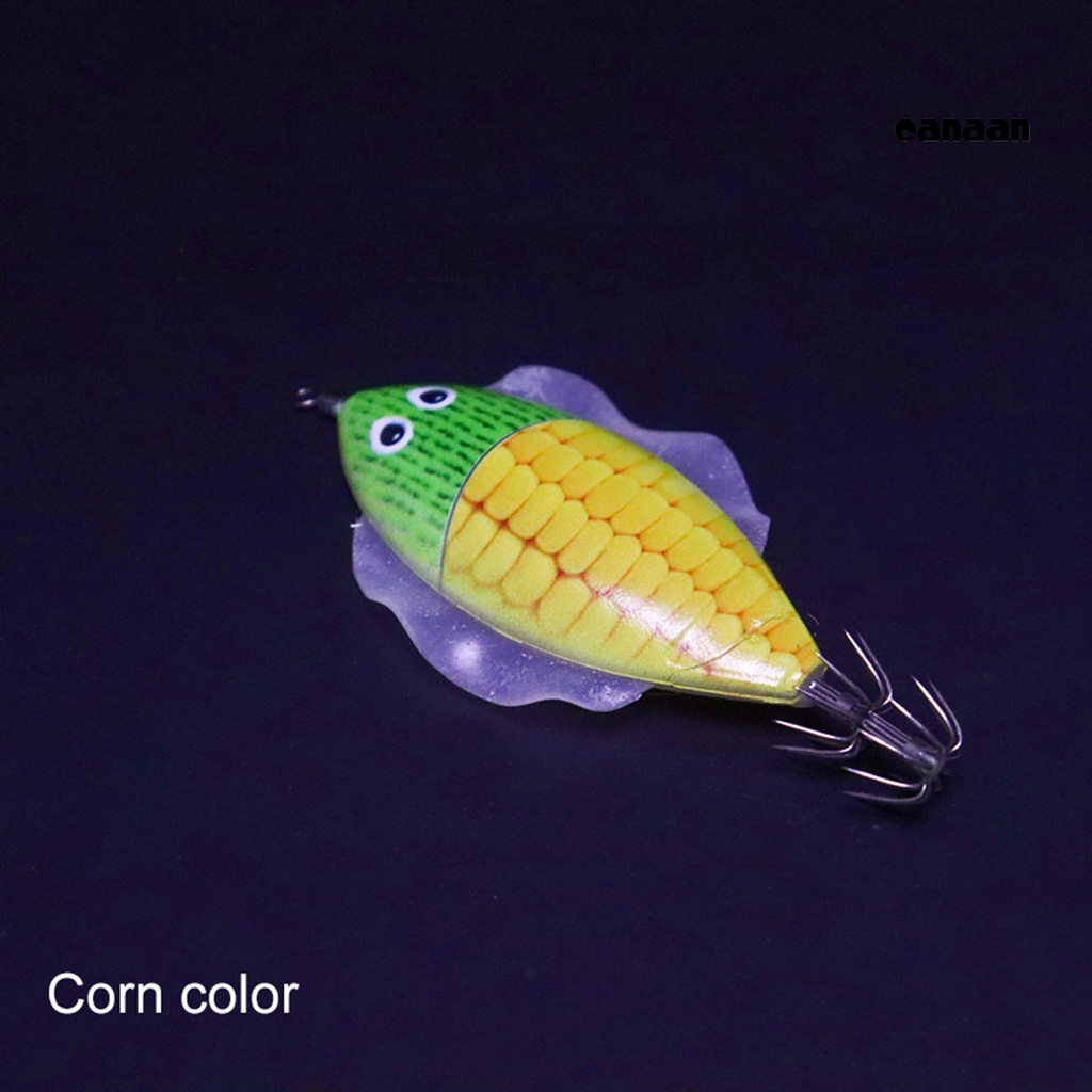 Cnn-10cm/14g Umpan Pancing Datar Luminous Squid Jigs Umpan Udang Kayu Plastik Untuk Memancing