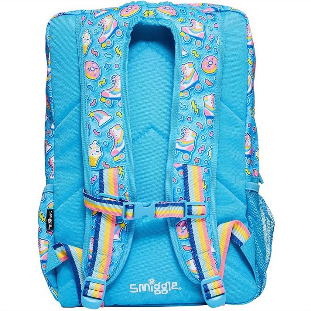 SMIGGLE Backpack 445103 Foldover Bright Blue Bag Tas Anak