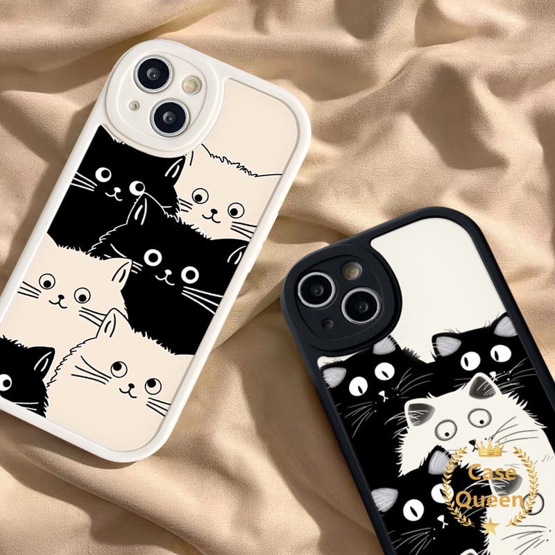 Cute Funny Cat Casing Infinix Hot 11s 9 10T 10 11 10s Play Hot 10 Lite Infinix Note 8 Smart 5 6 Cartoon Soft Tpu Phone Cover