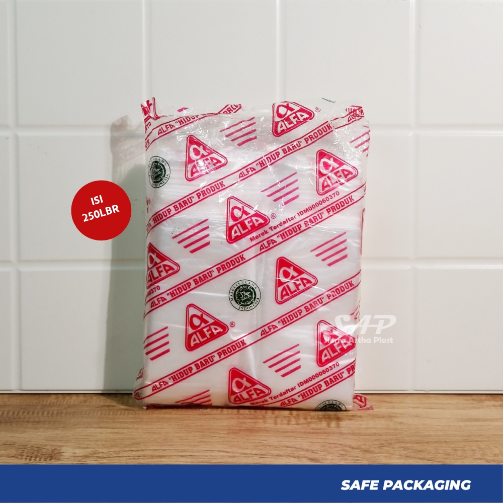 Kantong Kresek Plastik Natural | Kantong Kresek Pack | Kantong Plastik Ukuran 15x30 | Kresek Kresek 200pcs