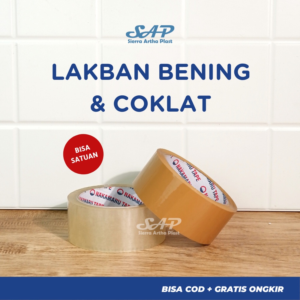 LAKBAN BENING / SOLATIP BENING / ISOLASI BENING 45mm