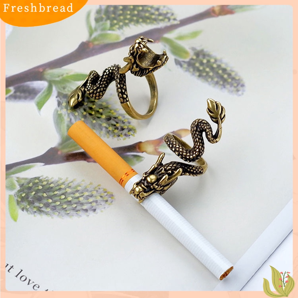 &lt; Freshbread &gt; Membuka Mulut Grip Indah Pemegang Cincin Adjustable Mendominasi Naga Jari Cincin Perhiasan Aksesori