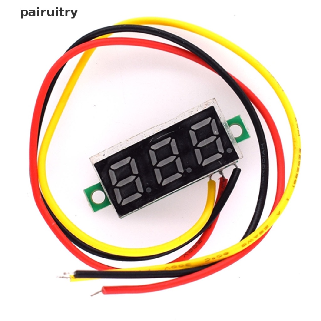 Prt Ultra Kecil Digital DC Voltage Meter LED Voltage Display Tiga Kawat DC0-100V PRT