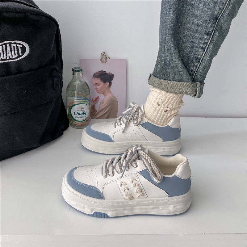 LM-0266 FREE BOX Sepatu Sport Sneakers Wanita Korean Shoes Casual Style Terbaru