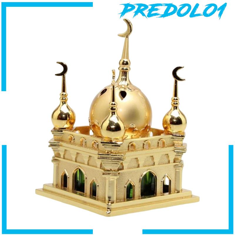 [Predolo1] Ornamen Interior Mobil Kerajinan Tangan Model Masjid Untuk Hadiah Liburan Rumah