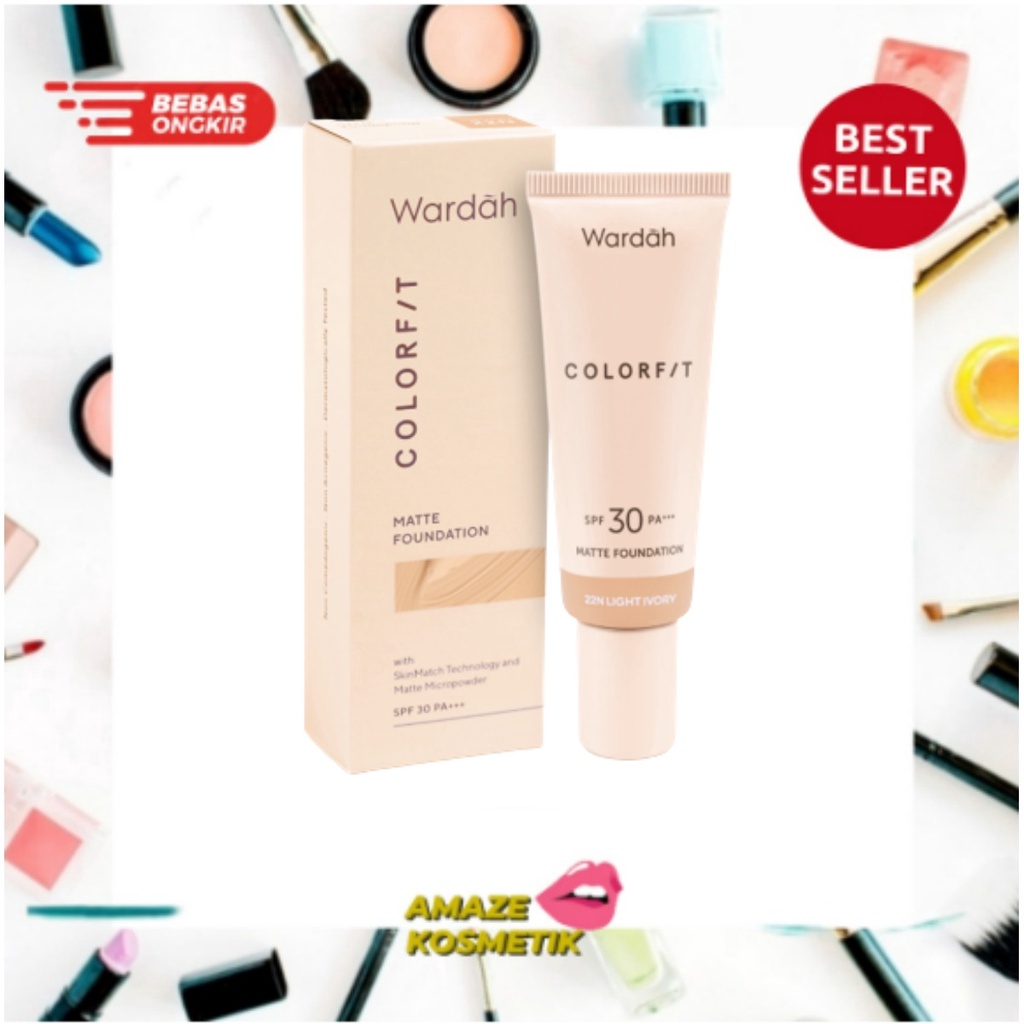 WARDAH Colorfit Matte Foundation SPF 30 PA+++ 25ml