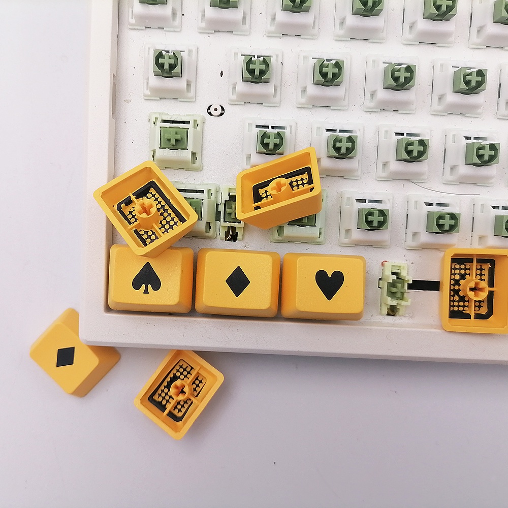 Pbt Poker Keycap Profil OEM Untuk Keyboard Mekanik CherryMx Gateron Kailh Switch