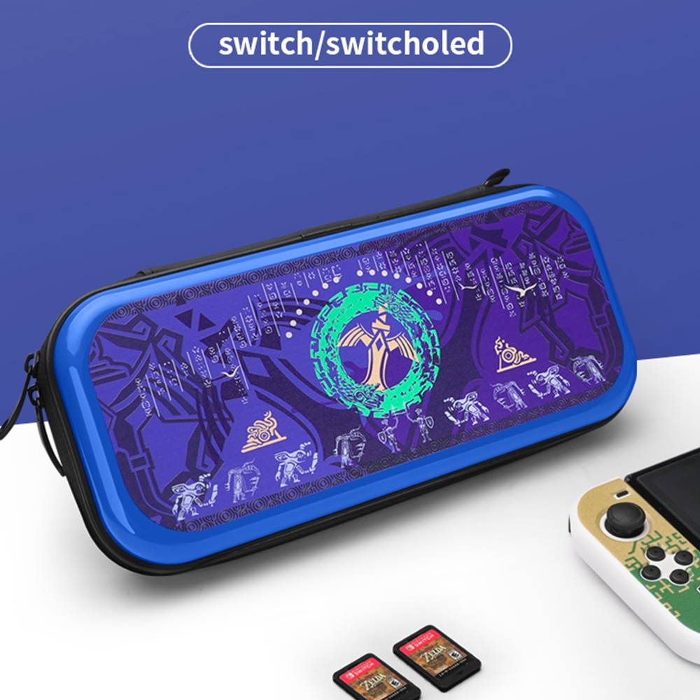 Switch Zelda Tears of Kingdom Tas Penyimpanan Nintendo Switch Pokémon Scarlet/Violet Bag Splatoon3 Switch Tas Aksesori Konsol Game Untuk Switch V1 V2/Oled