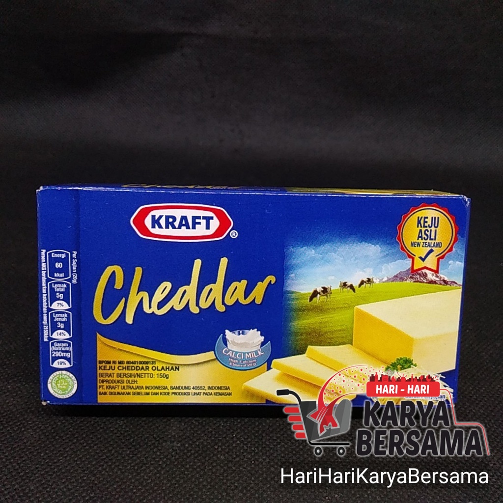 

KEJU BATANG KRAFT CHEDDAR 150GR