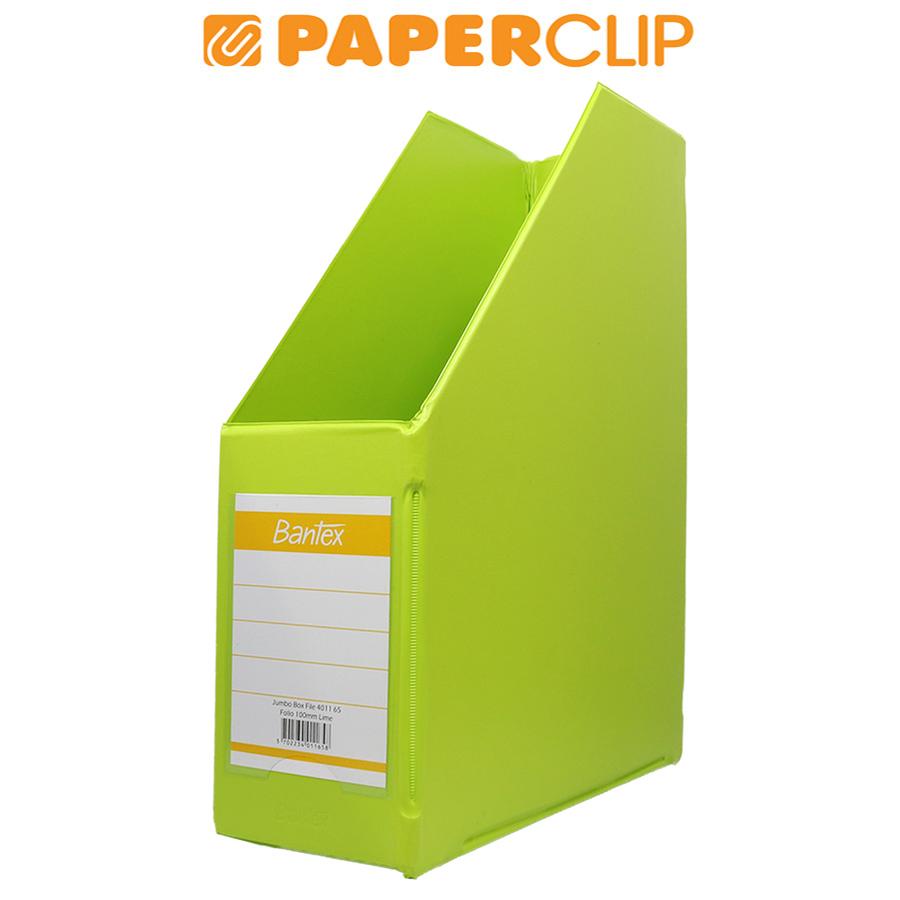 

BOX FILE BANTEX 4011 FOLIO 10CM 65 LIME