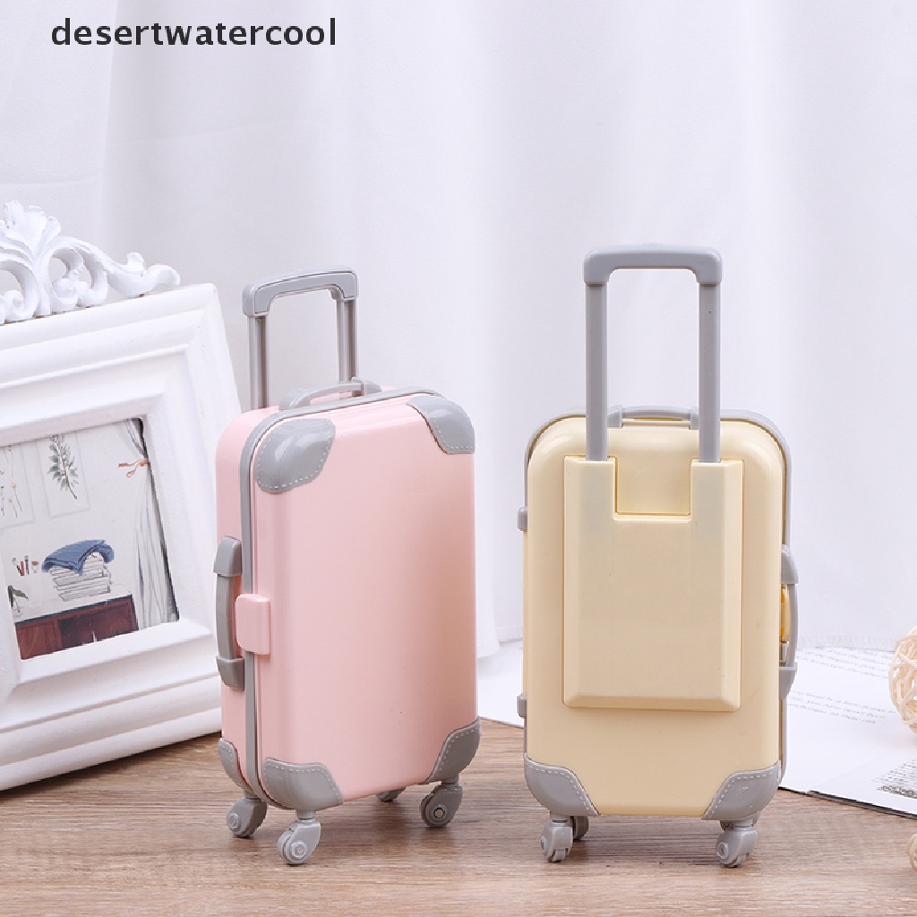 Deid Aksesoris Boneka Kereta Travel Plastik Mini Koper Plastik Luggage Martijn