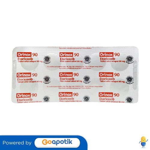 ORINOX 90 MG STRIP 10 TABLET