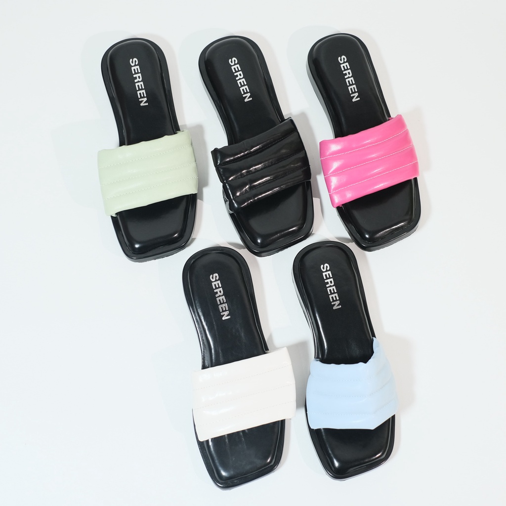 Sereen Sliders - Sandal Selop Wanita Tebal dan Empuk - Kenyamanan Maksimal saat Berpergian