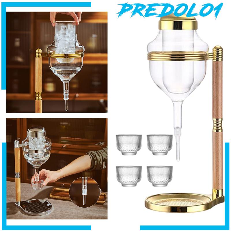 [Predolo1] Kacamata Sake Set Untuk Barware Warmer Atau Cold Sake