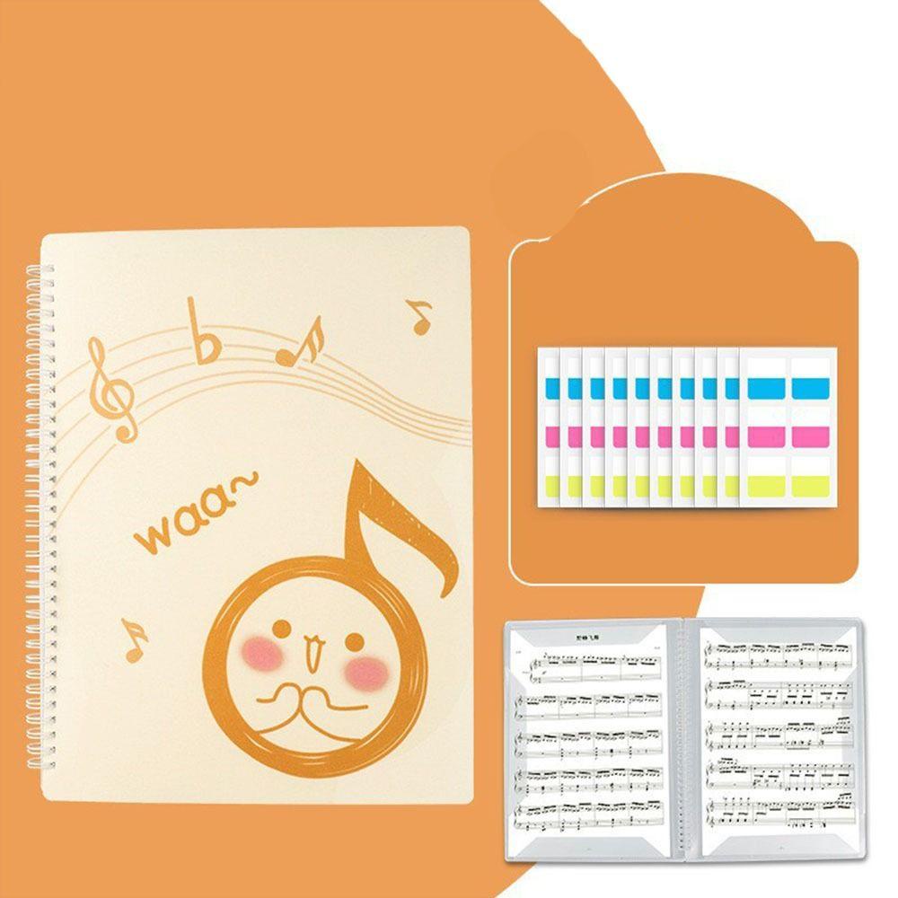 Mxbeauty Music Score Coil Folder 5warna Multi-layer A4 Kertas Folder File Organizer Musisi Pianis Dokumen Penyimpanan Organizer