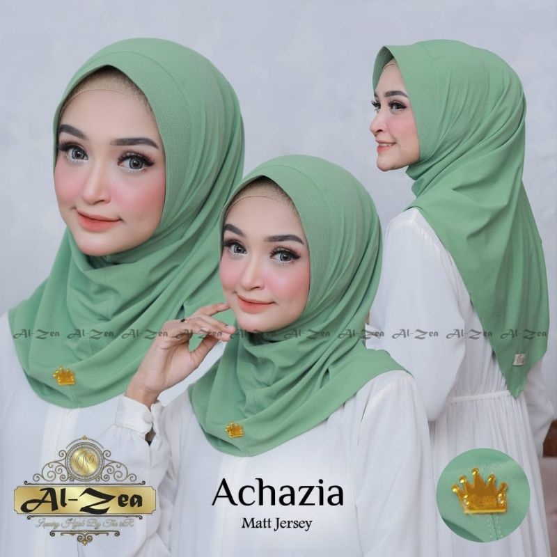 ACHAZIA Jilbab Hijab Sporty Jersey Premium