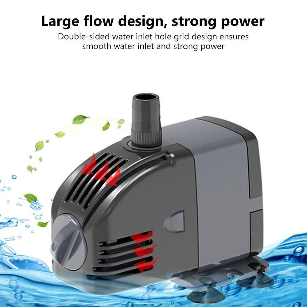 Chookyy Submersible Water Fountain New Pompa Air Aquarium Tangki Bawah Tangki Ikan