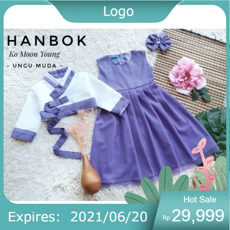 GAMIS ANAK & DEWASA /  DRESS KARDIGAN  "' HANBOK KO MOON YOUNG "'