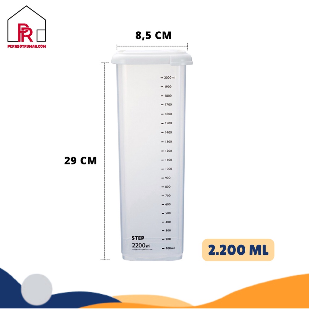Toples Plastik Ukur Serbaguna - GTE / Food Container / Tempat Penyimpanan Makanan &amp; Bumbu Dapur