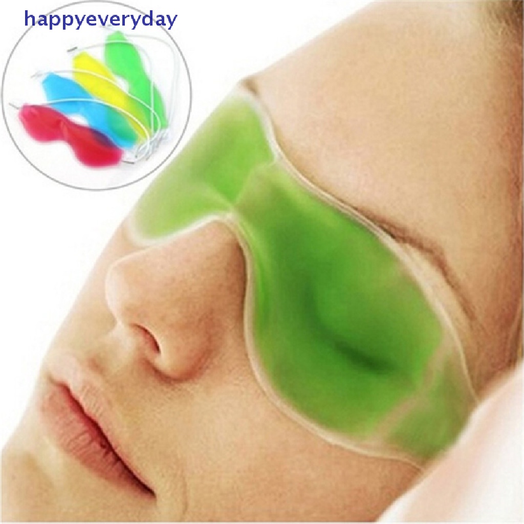 [happy] Gel Eye Mask Cold Pack Warm Hot Panas Es Dingin Menenangkan Mata Capek &amp; Pad Sakit Kepala [ID]