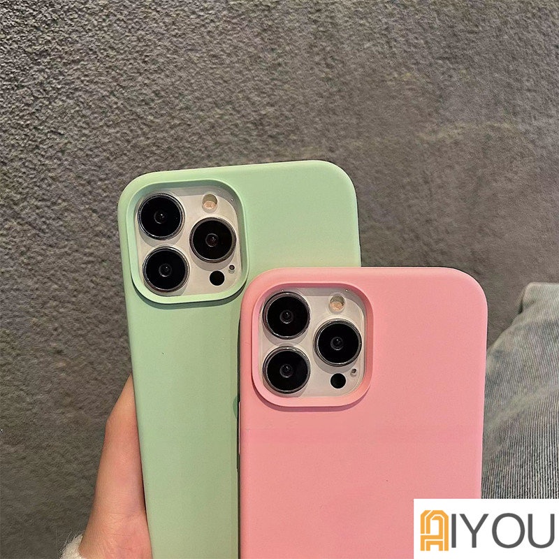 Casing Ponsel Bahan Silikon Lembut Dengan logo Untuk iPhone7 8 7p 8p x xs xsmax 11 11pro 11promax 12 12pro 12promax 13 13pro 13promax 14 14 Pro Max