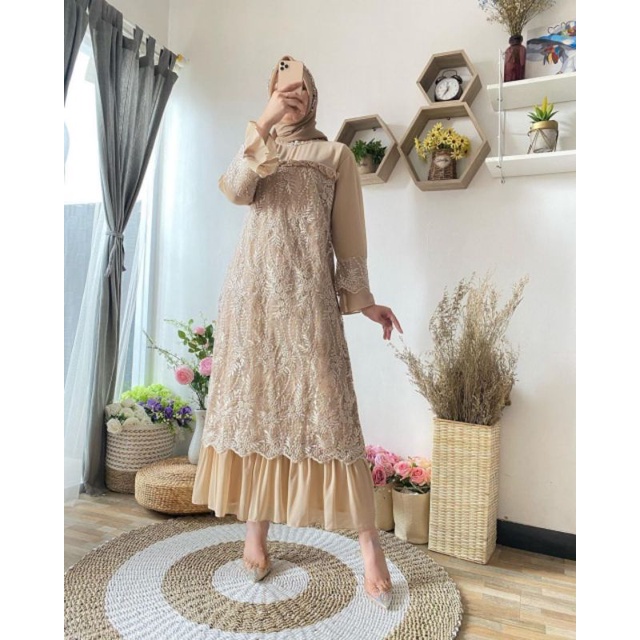 Mariana Dress - Dress Pesta - Gamis Tanahabang - Gamis Pesta - Seragam Pesta Dan Nikahan - Baju Sera