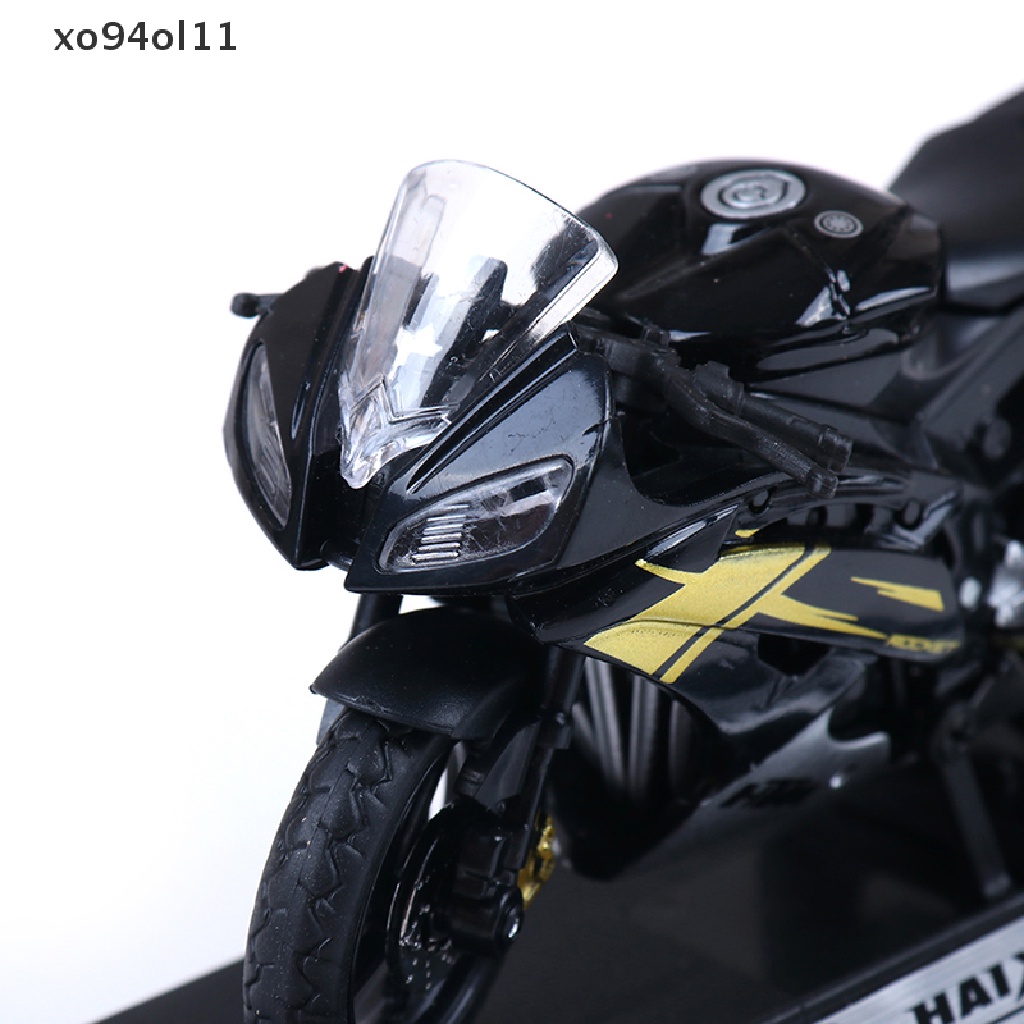 Mainan MODEL DIECAST Sepeda Motor XO 1:18 Yamaha YZF-R6 YZF R6 Biru  Ol