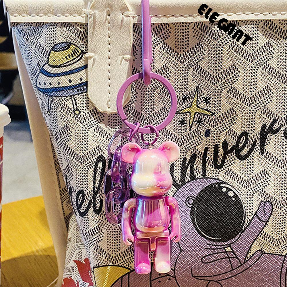 [Elegan] Wanita Gantungan Kunci Hadiah Kreatif Lucu Desain Kartun Alloy Dekorasi Key Holder