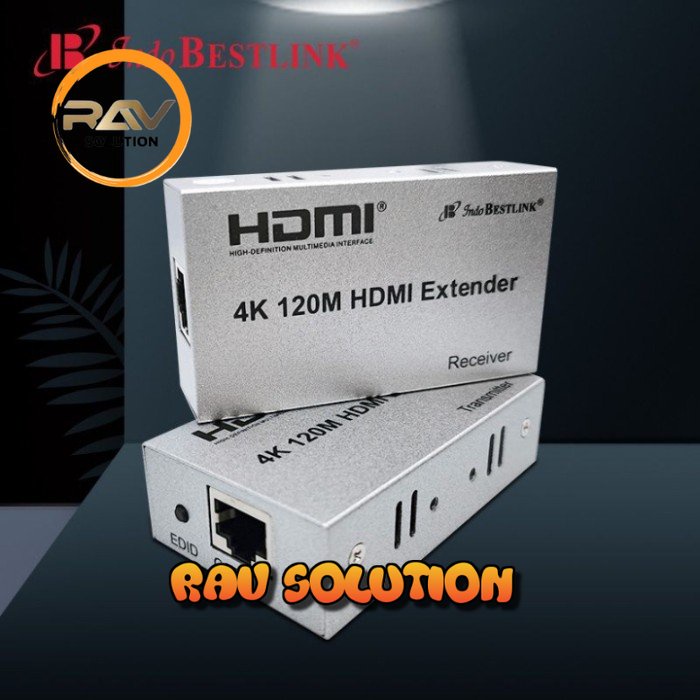 HDMI EXTENDER UP TO 120M / HDMI OVER ETHERNET MAKSIMAL 120METER - SET A