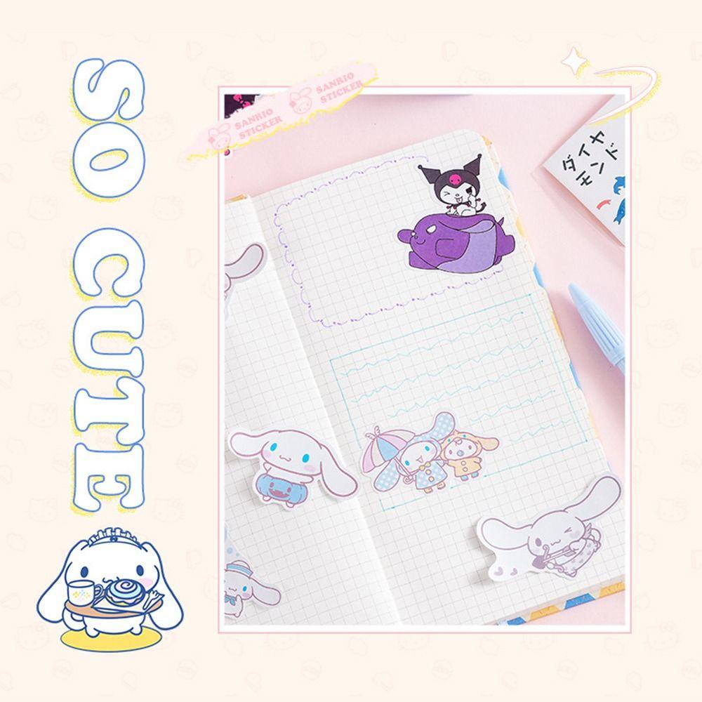 [Elegan] Goo Card Guka Sticker Anime Siswa Kartun Mainan Anak Scrapbooking Akun Tangan Cinnamoroll Perekat Diary Stiker