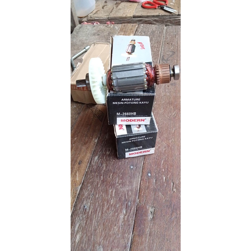Angker armature Modern M2660HB for mesin serkel circular saw potong kayu modern