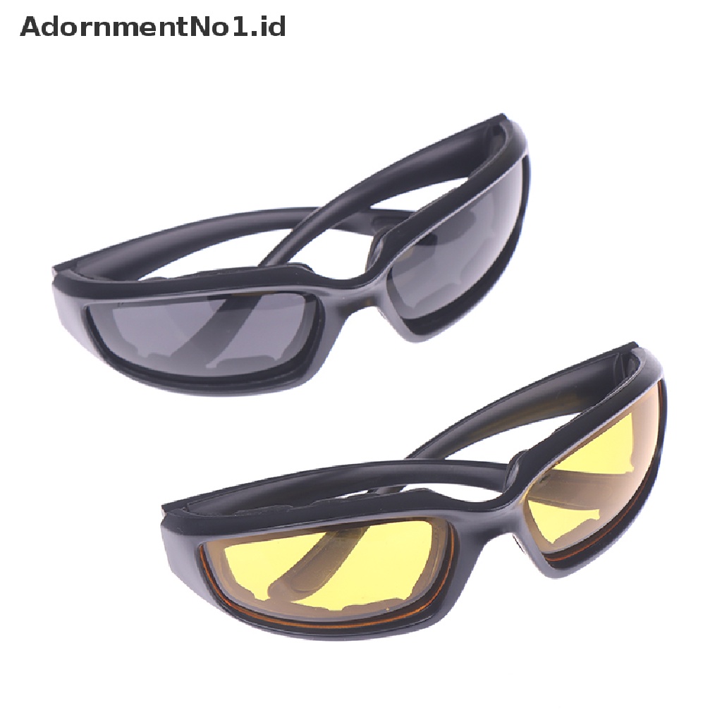 [AdornmentNo1] Kacamata Pelindung Motor Tahan Angin Tahan Debu Kaca Mata Bersepeda Goggles [ID]