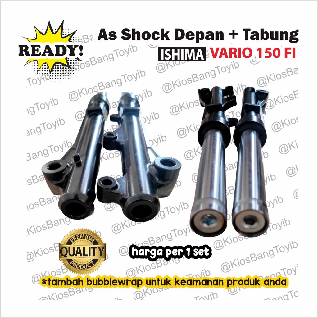 As Shock Skok /Shockbreaker Depan + Tabung Honda VARIO 150 FI (Ishima)