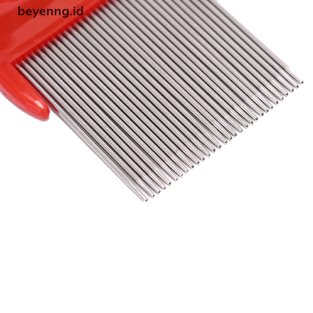 Beyen Sisir stainless steel Untuk Deteksi Kutu Kepala Anak Kutu Peliharaan cootie comb ID