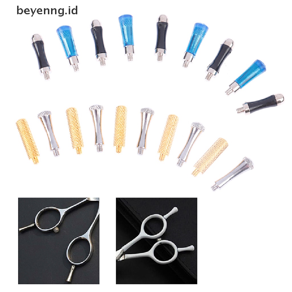 Beyen 10Pcs Hairstyling Removable Finger Rest Gunting Geser Bagian Aksesoris ID