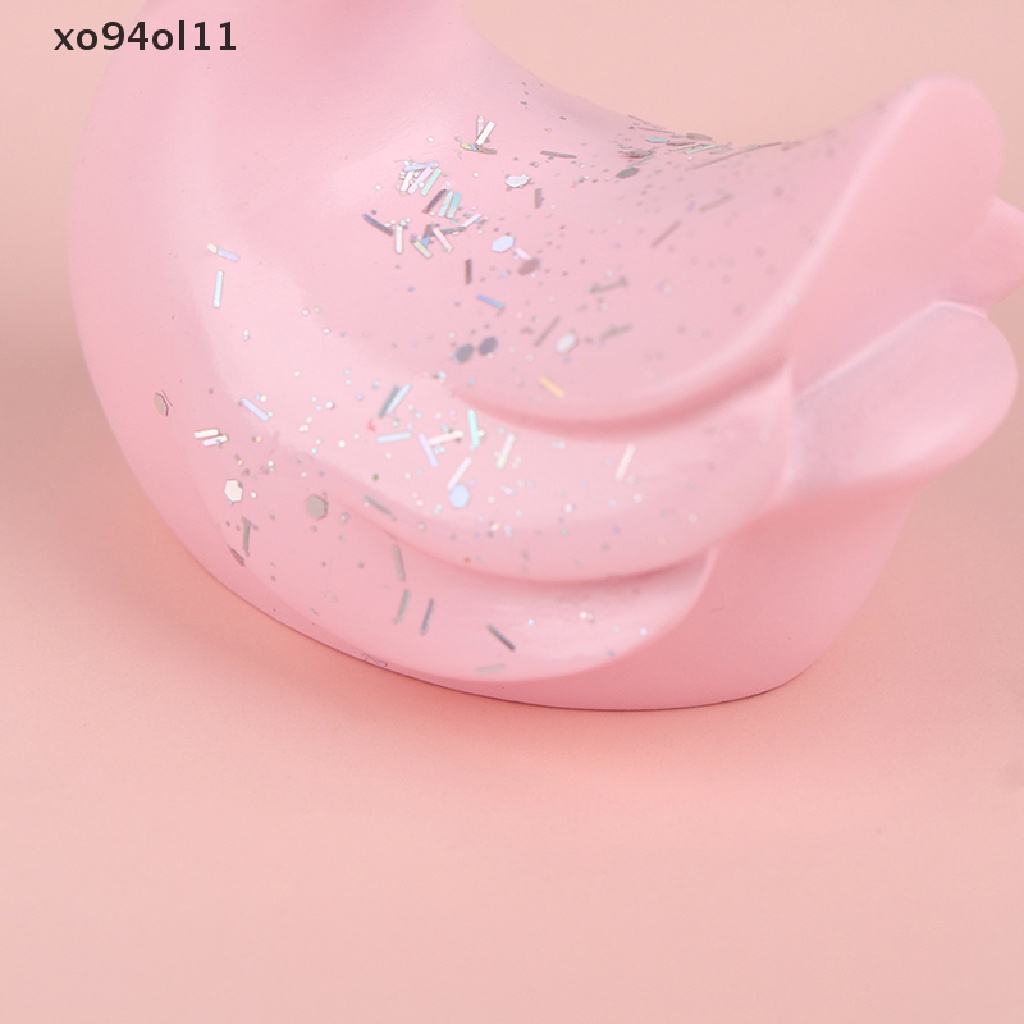 Xo 1pasang Patung Pajangan Resin Swan Cake Topper Statue Dasbord Kue OL