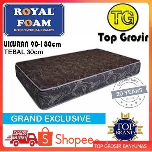 Kasur busa Royal Grand Exclusive royal foam ukuran 120-180 tebal 30cm/ - 140x200 

TOP GROSIR BANYUMAS