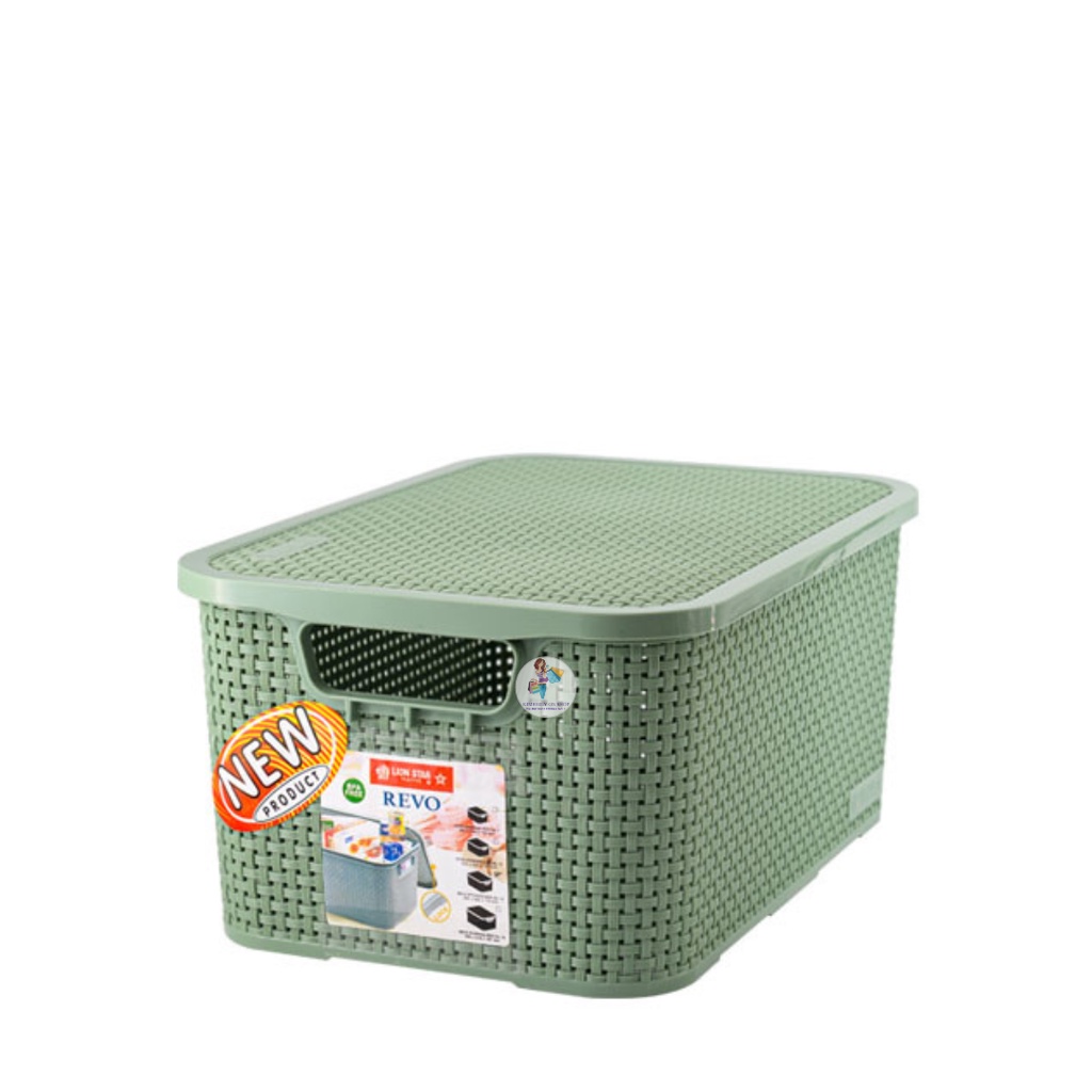 Keranjang Plastik Serbaguna Revo Storage Box No 12 CA 15  Lion Star