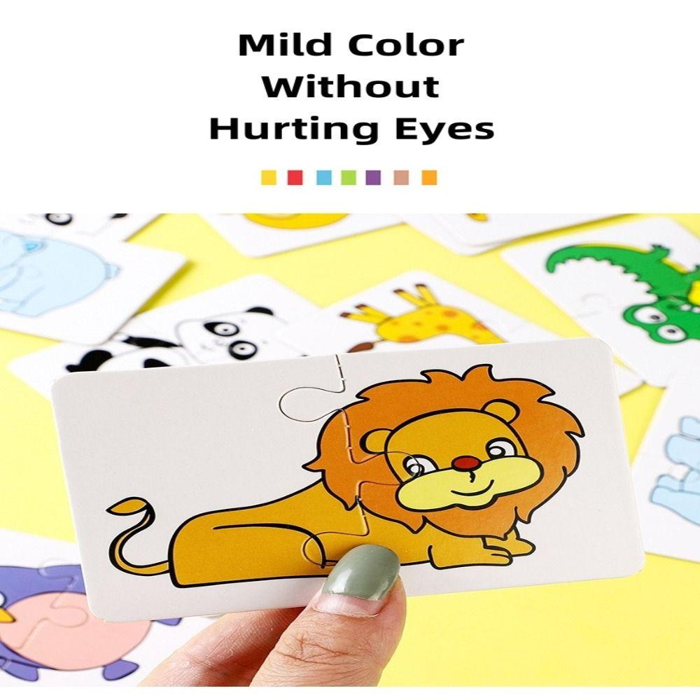 Quinton Puzzle Card Mainan Kognitif Anak Bayi Mainan Belajar Permainan Kartu Match Game Puzzle Toys